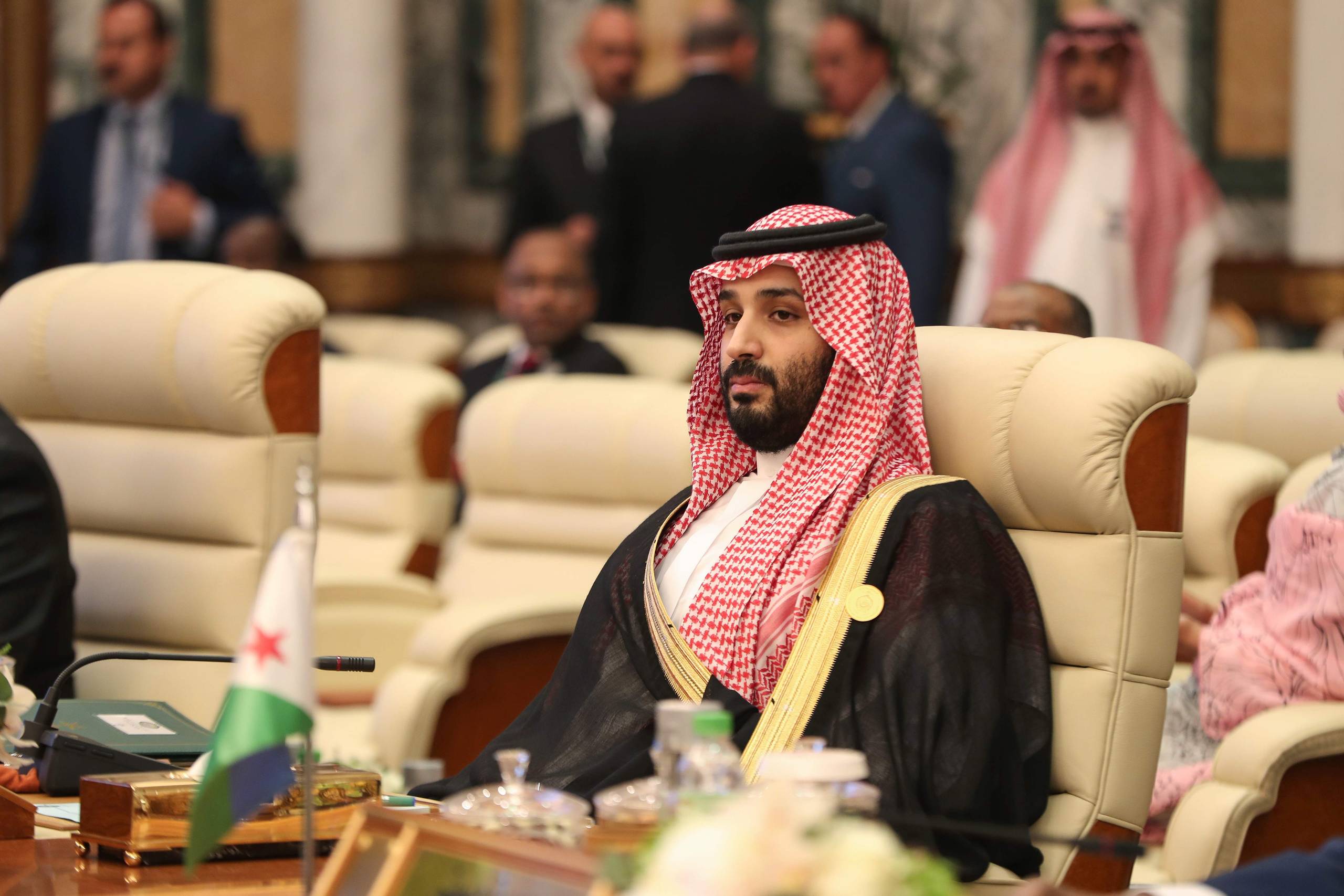 Saudi-Arabiens kronprins, Mohammed bin Salman, har udtalt sig i et interview med den panarabiske avis Asharq al-Awsat. Foto: BANDAR ALDANDANI / AFP
 