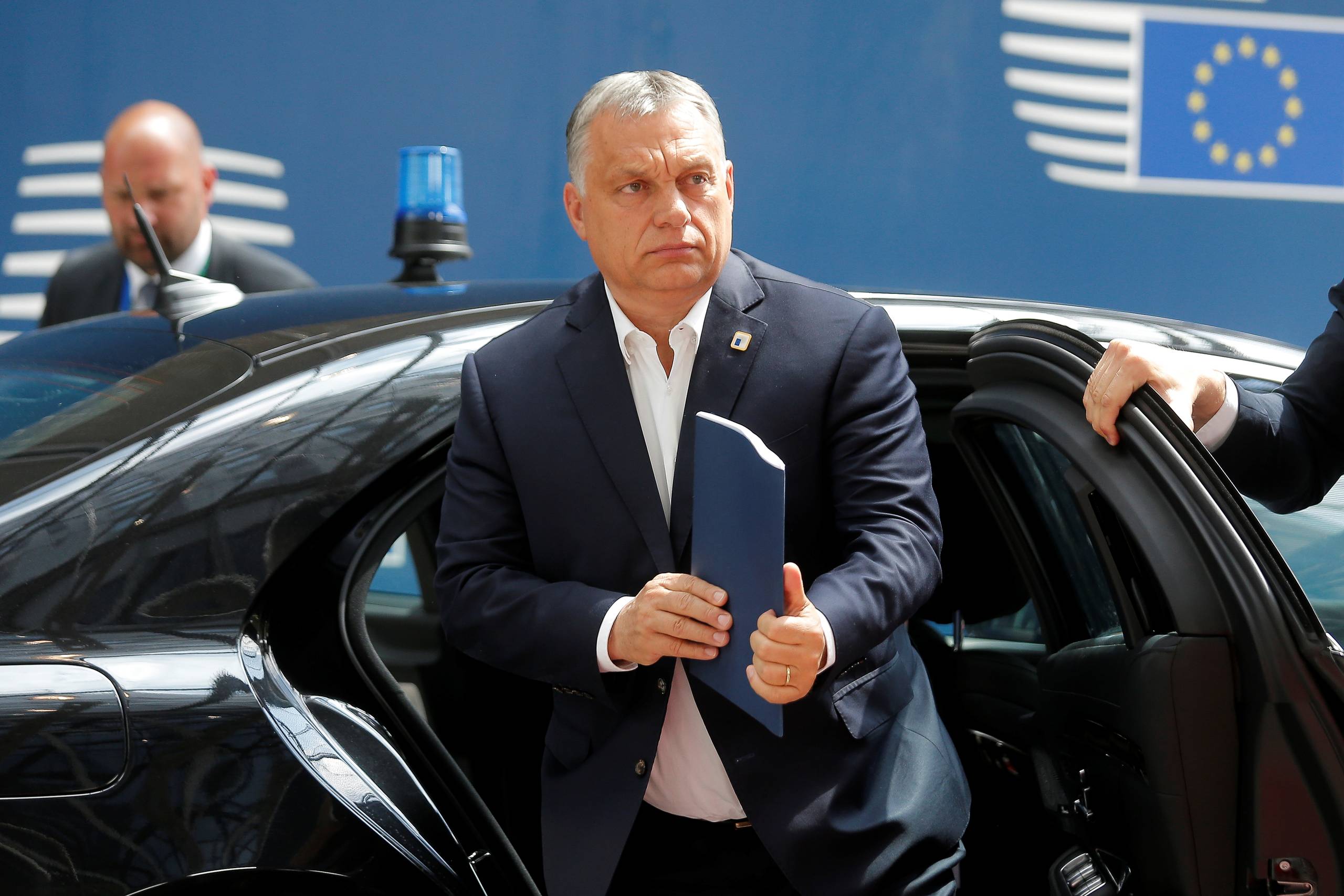 
    Hungarian Prime Minister Viktor Orban arrives at the European Union leaders summit in Brussels, Belgium, June 20, 2019. Foto: Julien Warnard/Pool via Reuters