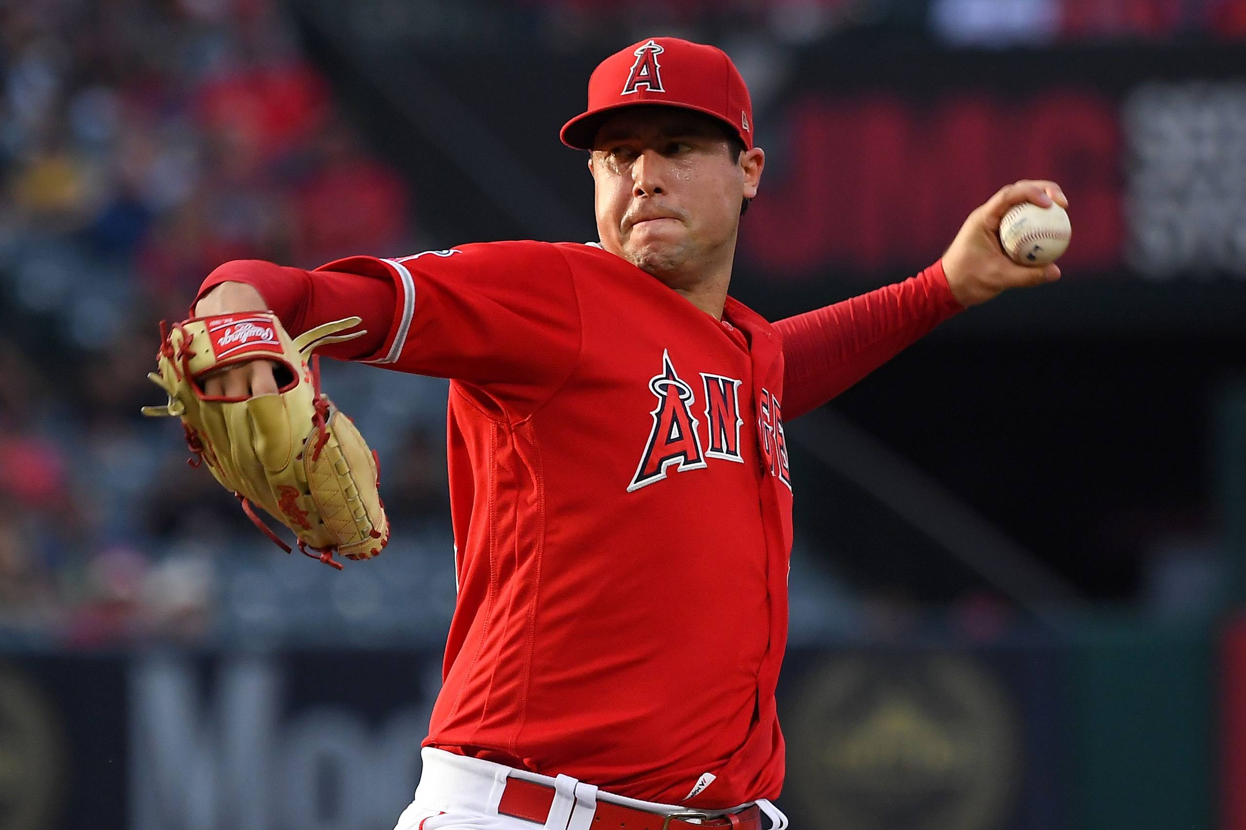 Tyler Skaggs blev fundet død på sit hotelværelse i Southlake i Texas. Foto: Jayne Kamin-Oncea/AFP  