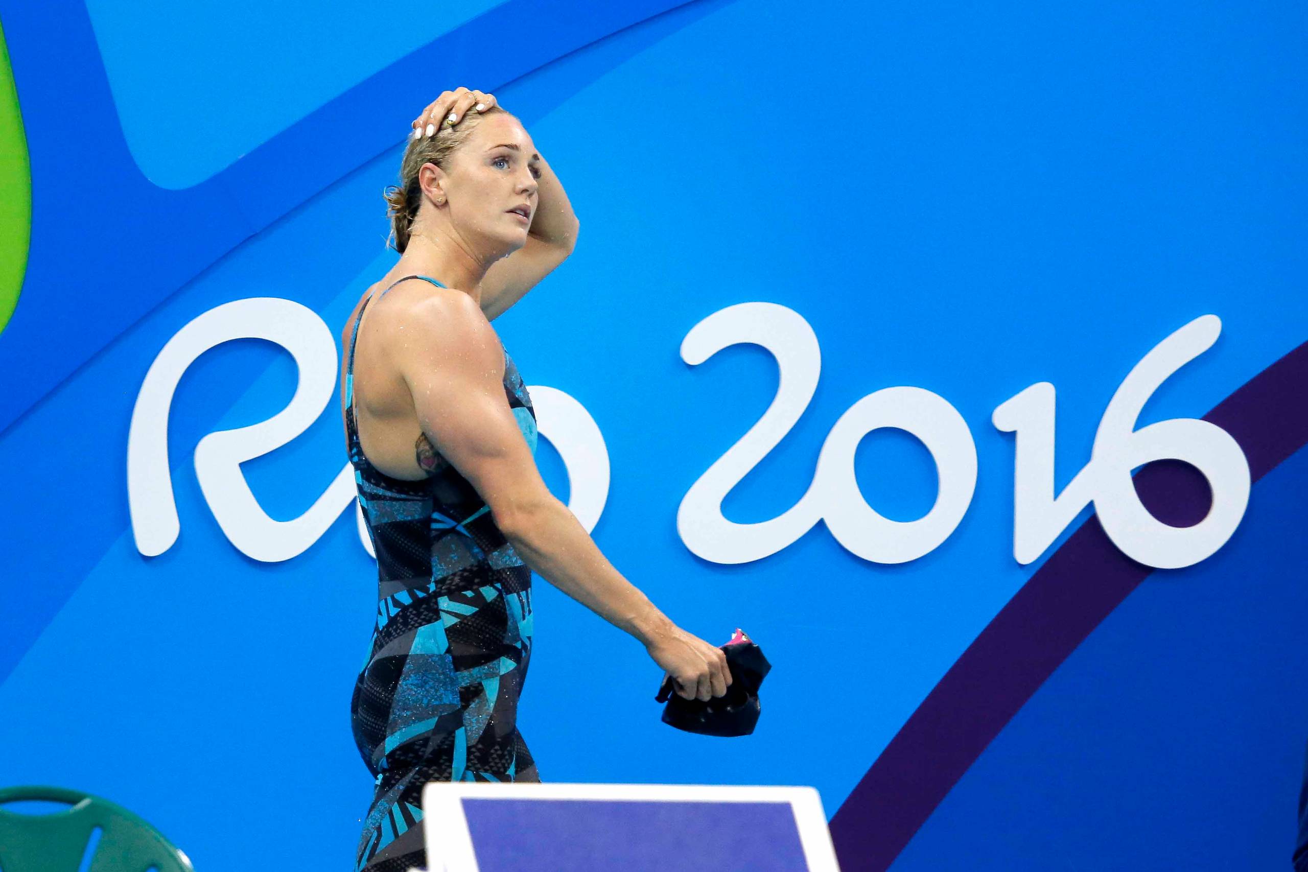 Jeanette Ottesen har været med til fire udgaver af OL - her i 2016 - og har været nervøs for at svigte Danmark hver gang. Arkivfoto: Jens Dresling