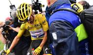 Franskmanden Julian Alaphilippe har været årets overraskelse i Tour de France, hvor han har kørt i den gule førertrøje i det meste af løbet. Foto: Anne-Christine Poujoulat/AFP