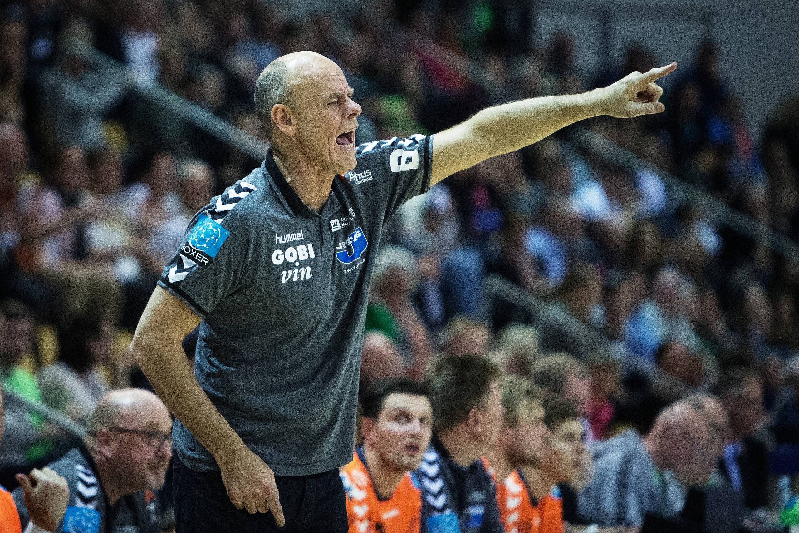 Aarhus Håndbolds cheftræner Erik Veje Rasmussen. Arkivfoto: Jens Henrik Daugaard