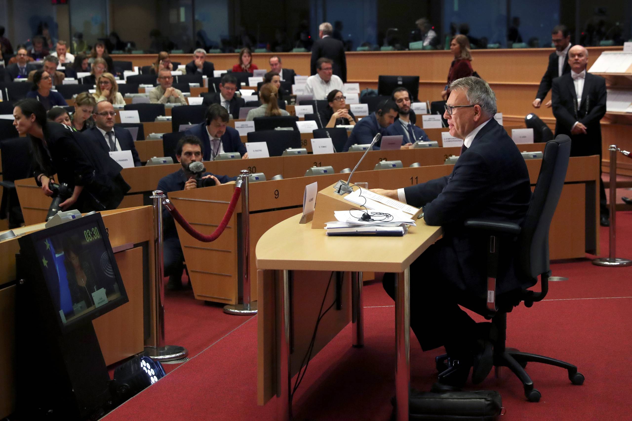Luxembourgeren Nicolas Schmit, der er kandidat til posten som EU's jobkommissær, for Europa-parlamentet. Foto: Yves Herman/Reuters