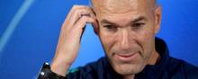Zinedine Zidane tror på, at Real Madrid kan få vendt situationen og vinde klubbens 14. Champions League-trofæ. Foto: Ozan Kose/Ritzau Scanpix