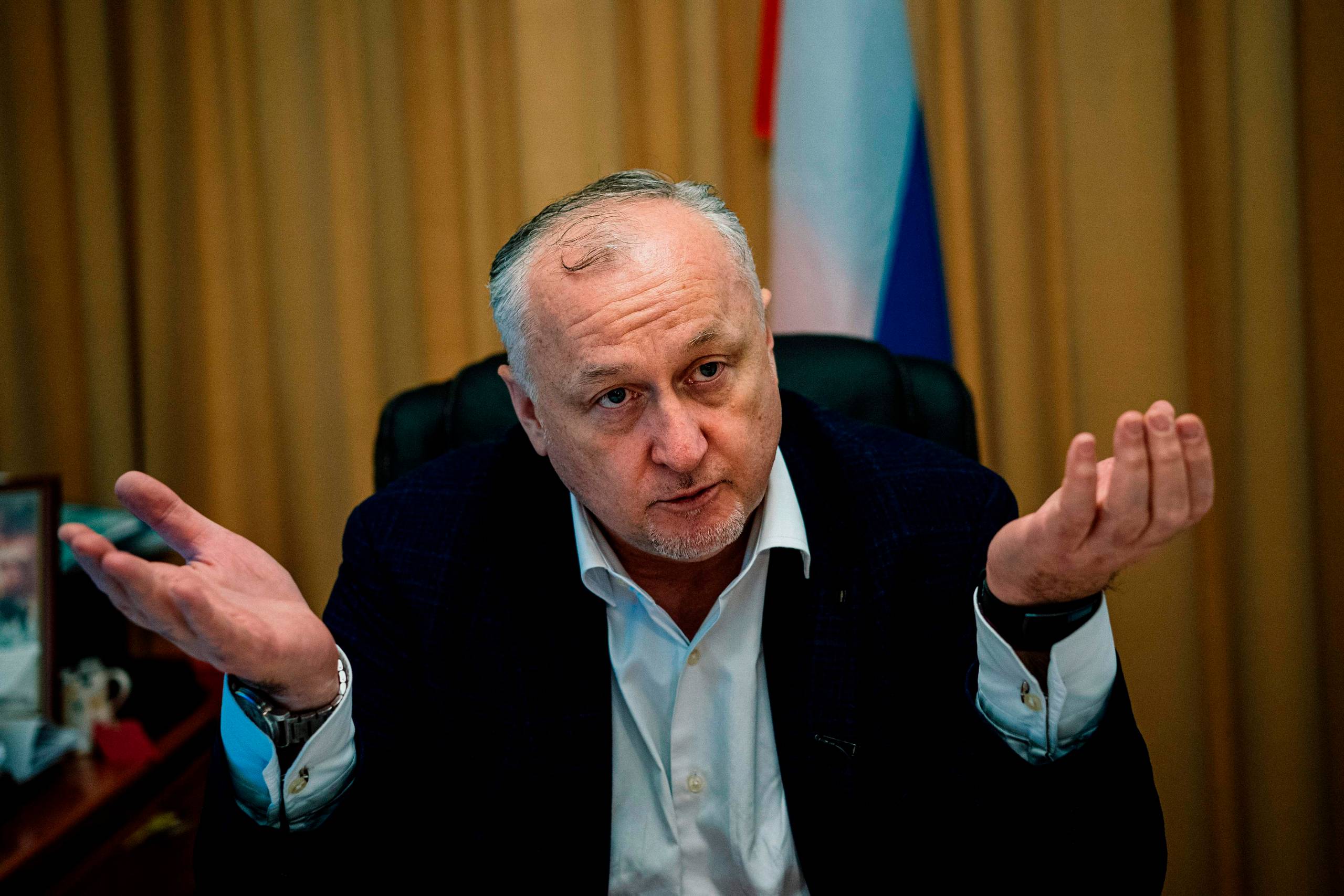 Chefen for Ruslands Antidopingagentur (Rusada), Yuri Ganus. Foto: Dimitar Dilkoff/AFP