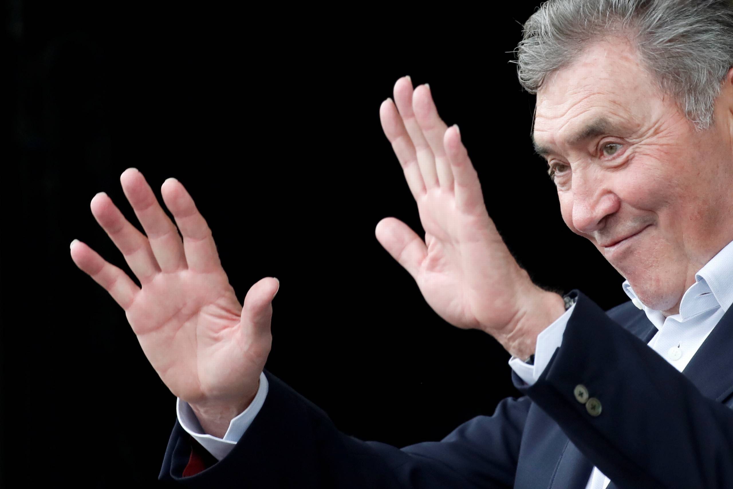 Eddy Merckx var tilskuer ved årets Tour de France. Foto: Christian Hartmann/Reuters