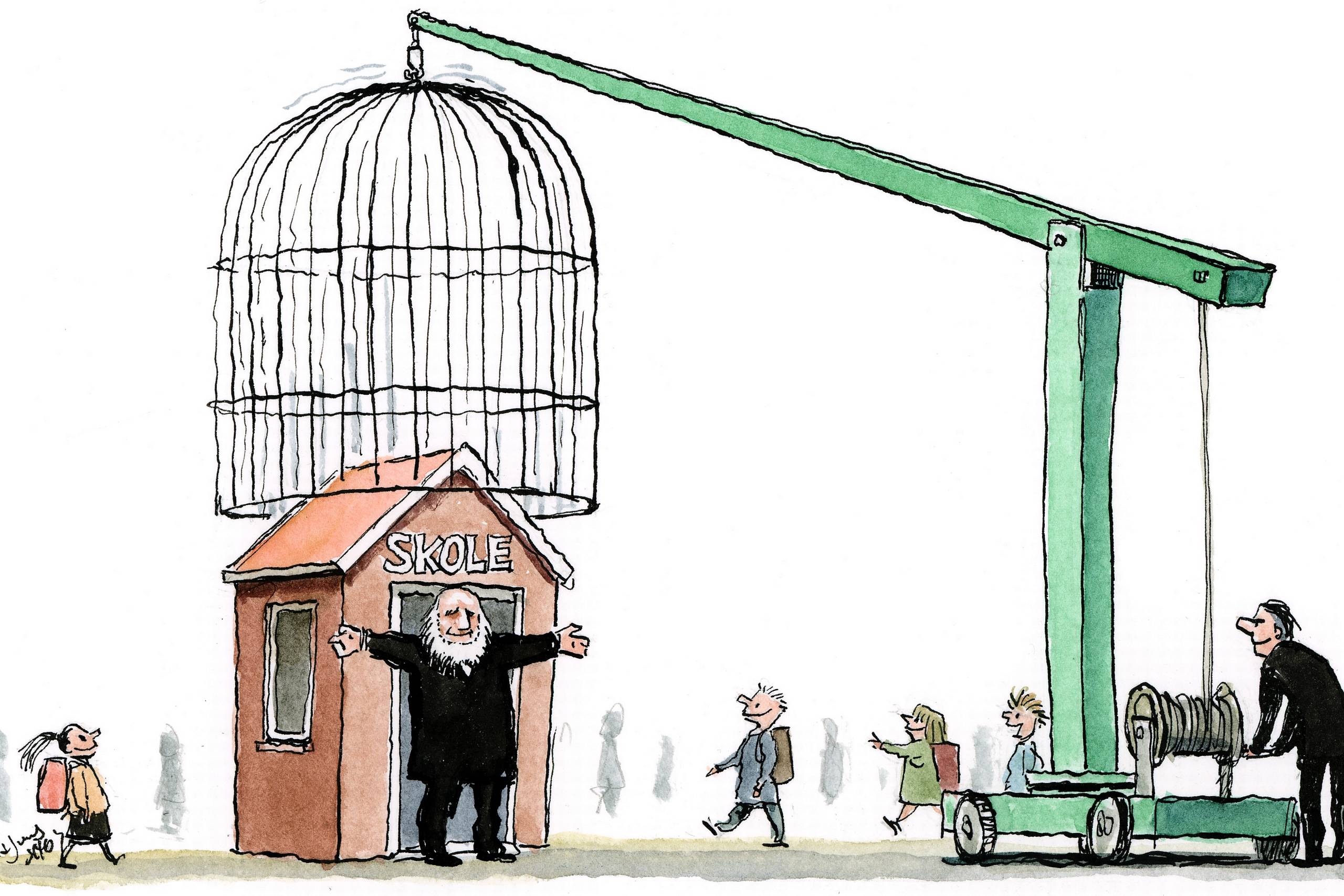 Tegning: Rasmus Sand Høyer