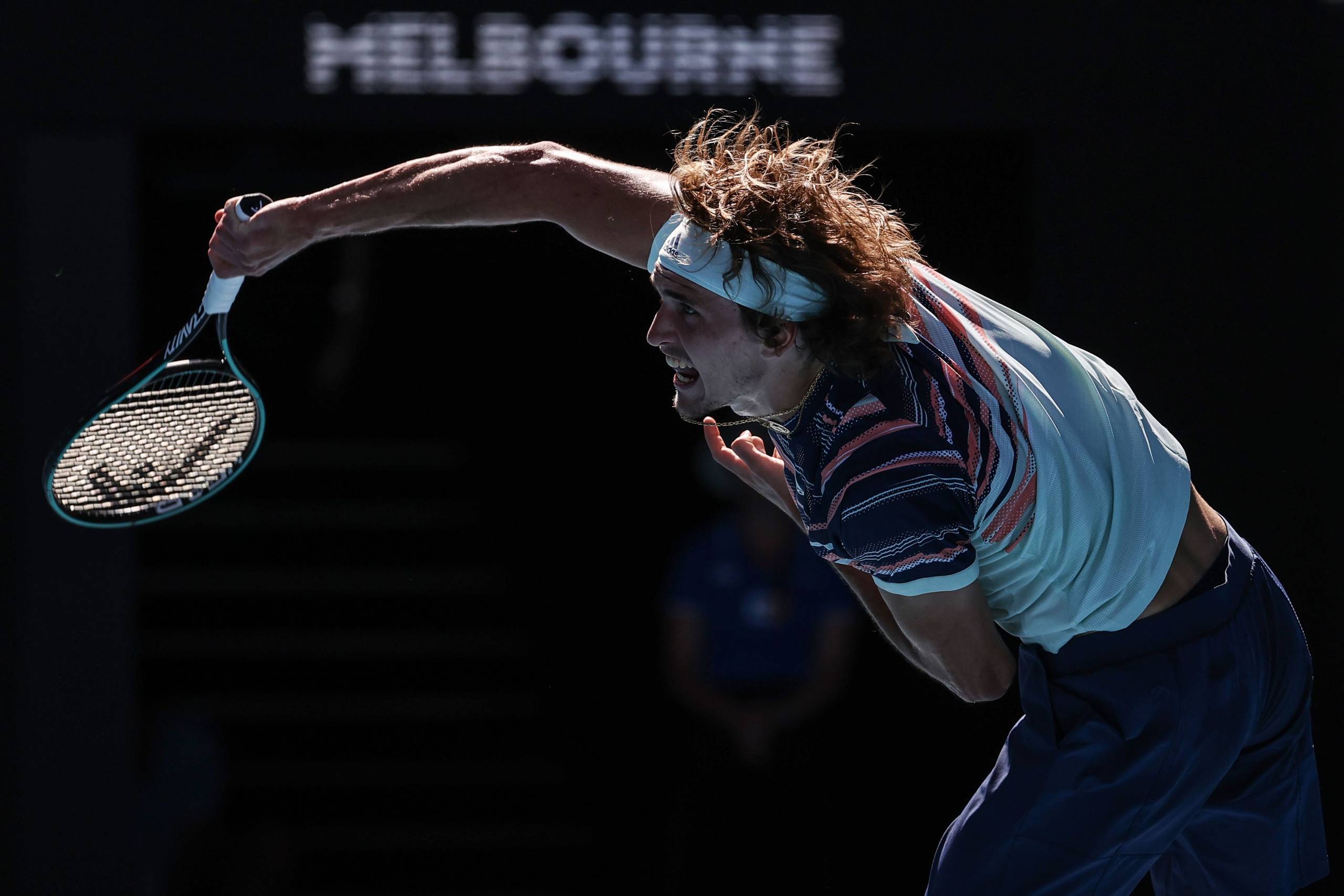 For Alexander Zverev er det første gang i karrieren, han når semifinalen i en grand skal-turnering. Foto: David Gray/AFP