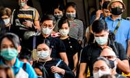 De seneste tal viser, at i hele Kina er 42.638 mennesker bekræftet smittet med virusset, der har spredt sig til 27 andre lande. Foto: Mladen Antonov/AFP