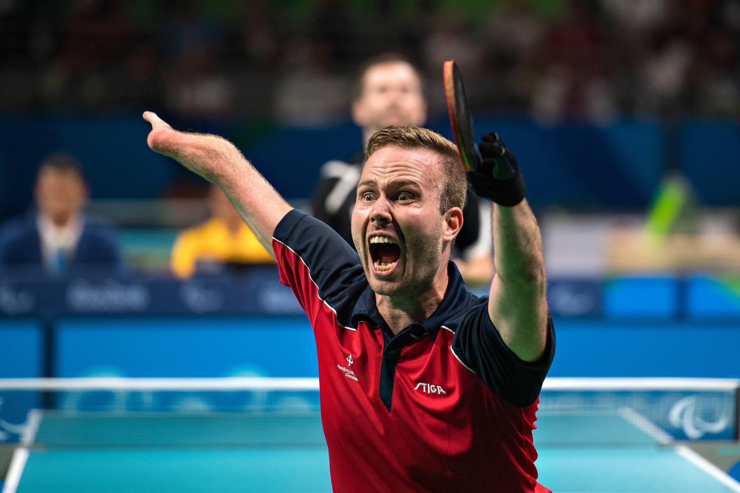 Bordtennisspiller og para-atlet Peter Rosenmeier. Foto: Lars Møller