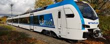 Batteritog. Stadler-train with electric battery
