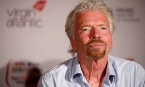 Den britiske milliardær Richard Branson tilbød for noget tid siden at stille sin private ø i Caribien som sikkerhed for at redde sit kriseramte forretningsimperium Virgin Group.. Arkivfoto: Amir Cohen/Reuters