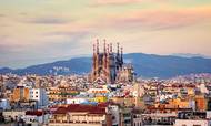 Barcelona med La Sagrada Familia. Foto: Getty Images