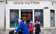 Louis Vuitton har sin butik på Amagertorv midt i København. Foto: Gregers Tycho