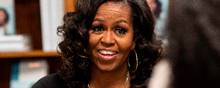 USA's stadig meget populære tidl. førstedame, Michelle Obama, har gang på gang afvist, at hun har politiske ambitioner om at vende tilbage til Det Hvide Hus. 
 Foto: Nicholas Kamm/ AFP