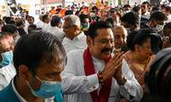 Premierminister Mahinda Rajapaksa aflagde forleden ed efter valgsejren. Foto: Ishara S. Kodikara/AFP