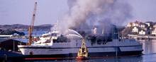 På "Scandinavian Star" udbrød der en brand ombord, der kostede 158 mennesker livet tilbage i april 1990. Arkivfoto: Carsten Ingemann/Polfoto