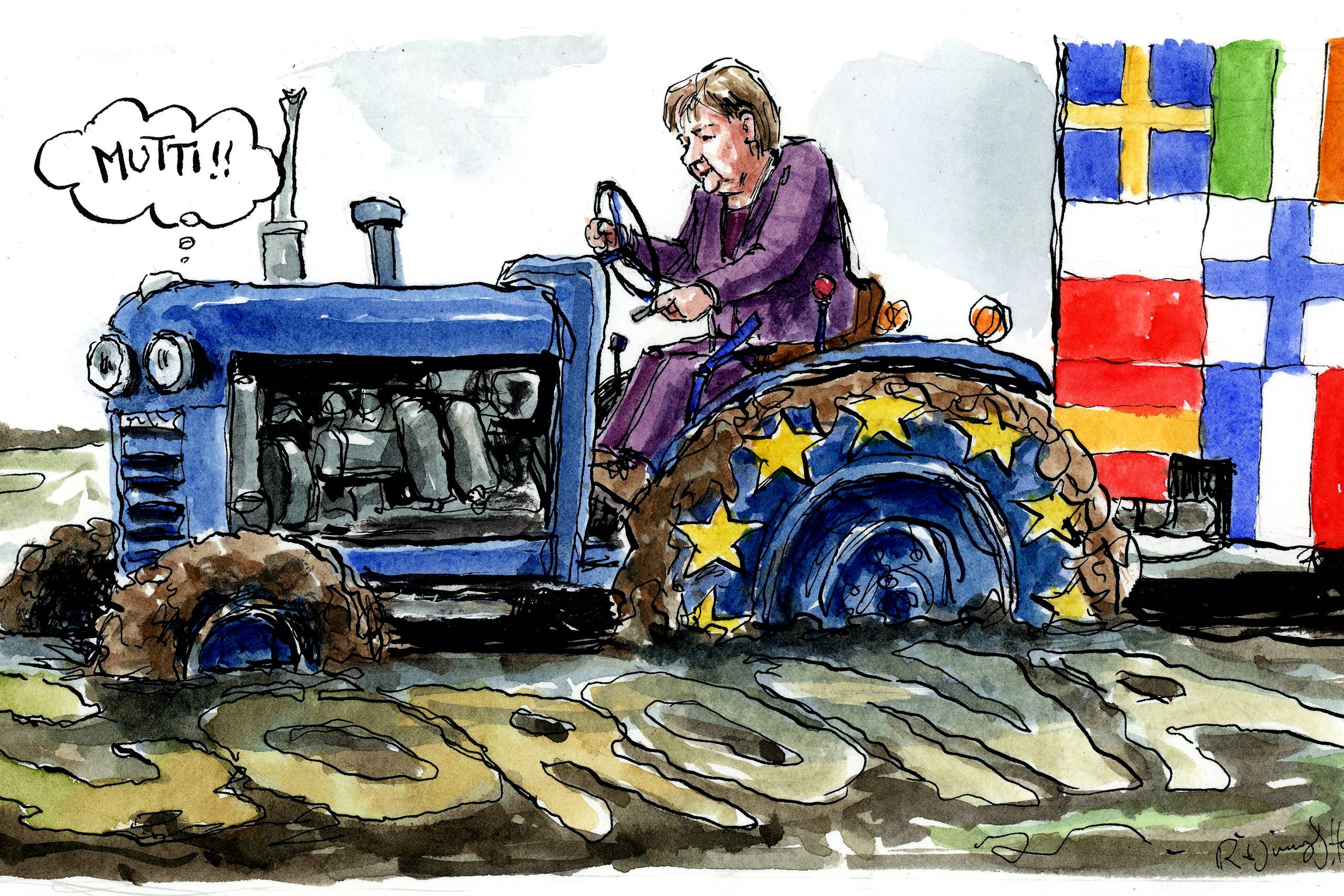 Arkivtegning: Rasmus Sand Høyer