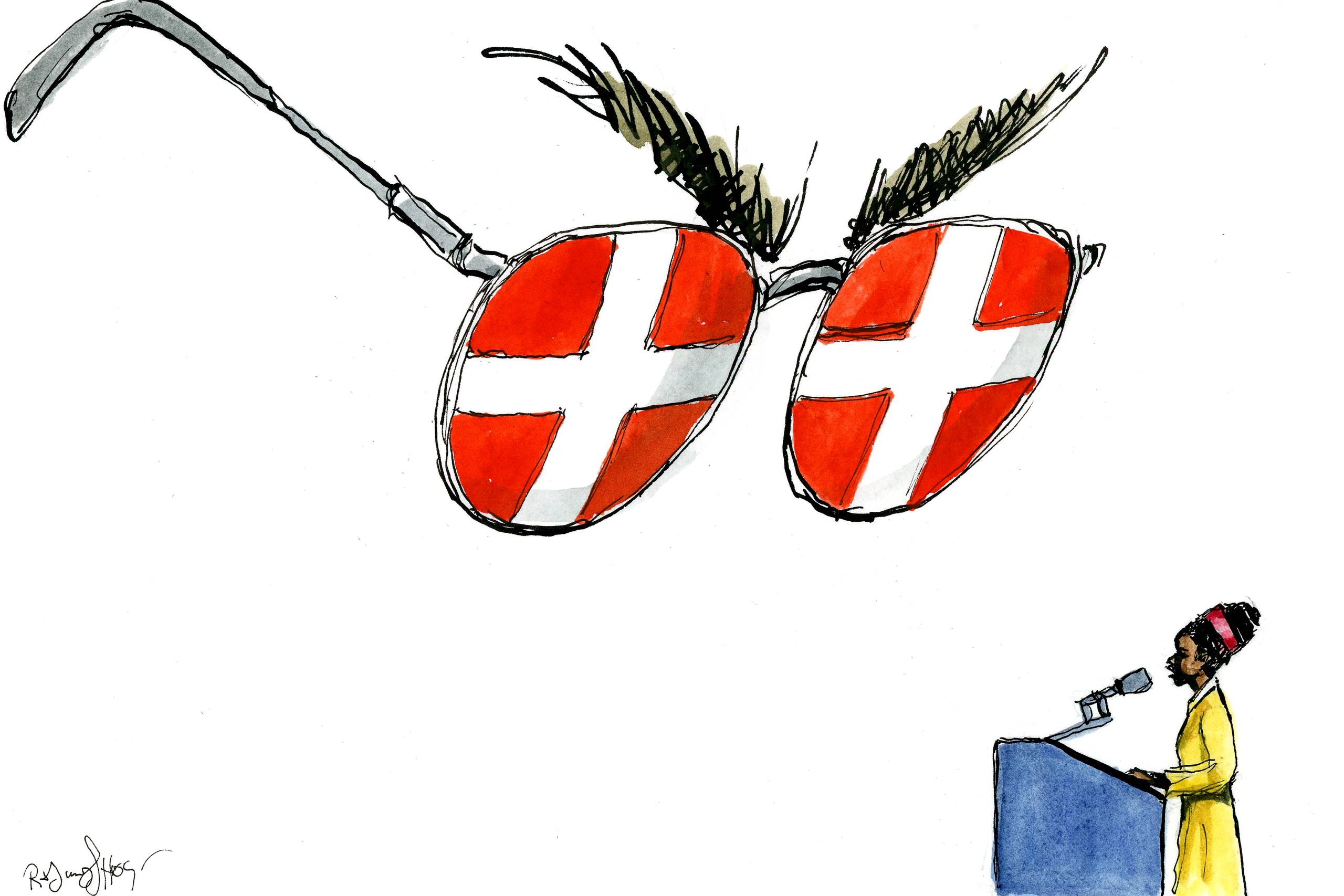 Tegning: Rasmus Sand Høyer