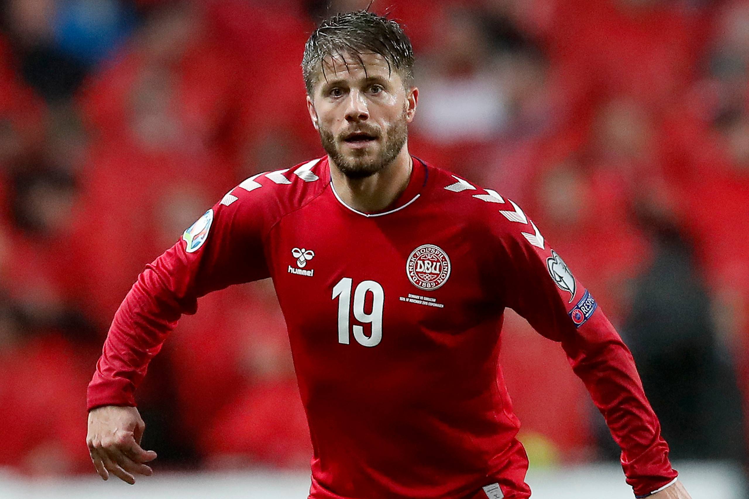 Lasse Schöne har spillet 50 landskampe for det danske A-landshold, senest i november 2019. Foto: Jens Dresling