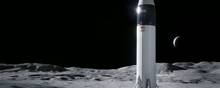 SpaceX' Starship skal efter planen sende det første NASA-astronauter til månen under det nye Artemis-rumprogram. Illustration: SpaceX