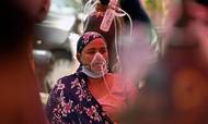 Indien er ramt af eksplosiv smitteudvikling, og sundhedsvæsenet er ved at segne under presset.
Foto: Sajjad Hussain/AFP