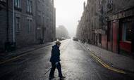 I den skotske by Dundee føres der på grund af coronarestriktionerne ikke meget synlig valgkamp. Byen er traditionelt for et uafhængigt Skotland, men andre ting optager også borgerne. Foto: Stine Rasmussen