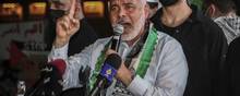 Ifølge Hamas' politiske leder, Ismail Haniyeh, vil den palæstinensiske modstandsbevægelse overholde aftalen om våbenhvile, hvis Israel gør det samme. Arkivfoto: Mahmoud Hefnawy/Ritzau Scanpix