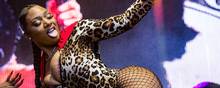 Den amerikanske rapper Megan Thee Stallion står bag musikvideoen ”Thot Shit”. Hendes tidligere videoer har afstedkommet populære dansechallenges på TikTok, men denne gang har de sorte brugere sagt nej. Arkivfoto: Trish Badger/imageSPACE/MediaPunch /IPX
