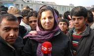 Som det første danske medie åbnede TV 2 et fast korrespondentkontor i Afghanistans hovedstad, Kabul, i 2009. Her er det Simi Jan, der rapporterer fra Afghanistan. Arkivfoto: TV2/POLFOTO