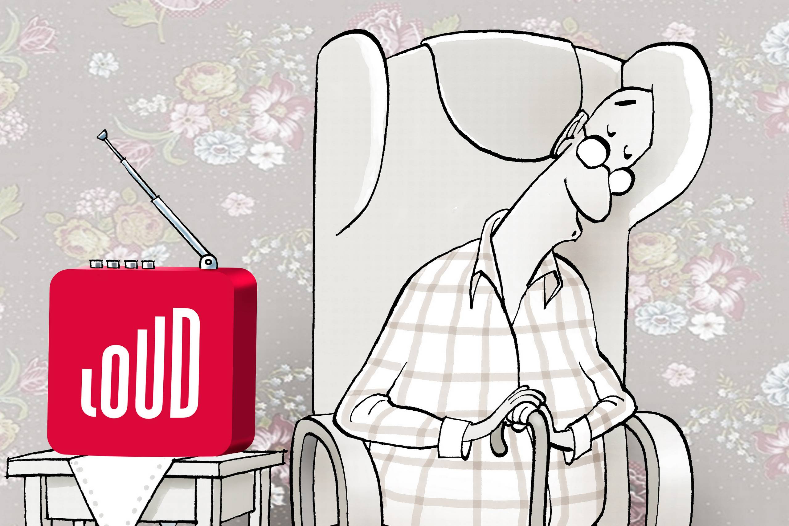 Inden de andre havde fået sprittet hænderne, havde Berlingske købt 91 procent af Loud, skiftet ledelsen og målgruppen ud. Og meddelte, at nu skulle det gamle 24Syv-navn vaje over kanalen, skriver Reimer Bo Christensen. Arkivtegning: Niels Bo Bojesen