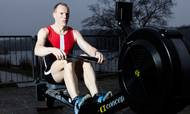 Træning i ro-ergometer er effektivt, da det træner mange af kroppens muskelgrupper. Eskil Ebbesen har tidligere vundet adskillige OL-medaljer i roning. Foto: Gregers Tycho