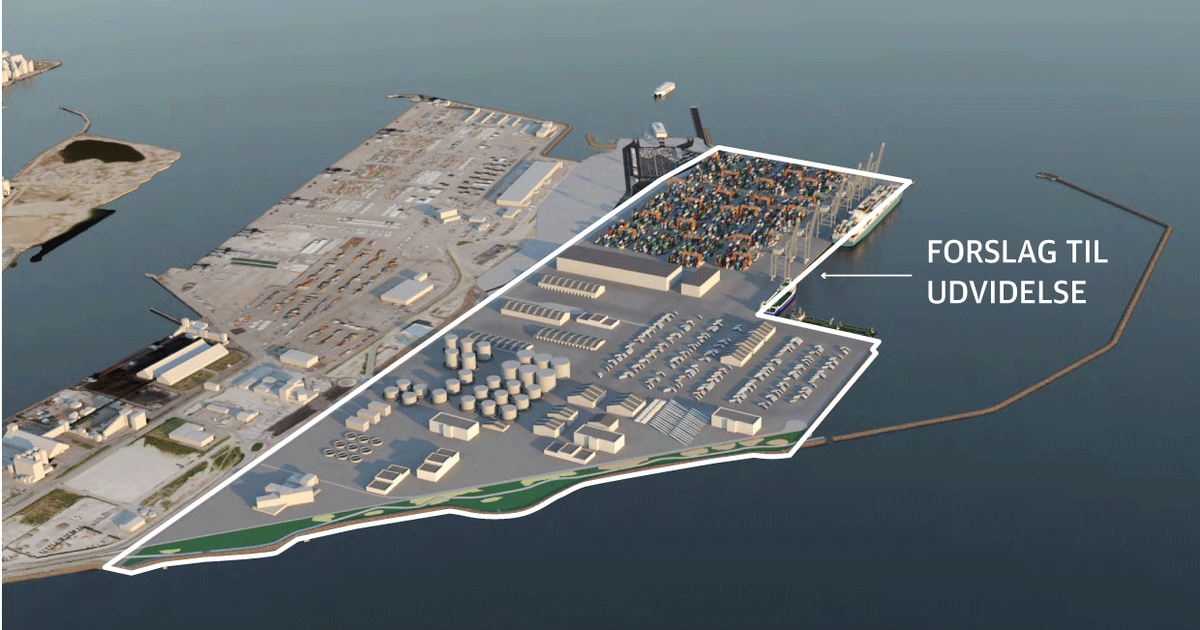 Politisk flertal for udvidelse af Aarhus Havn