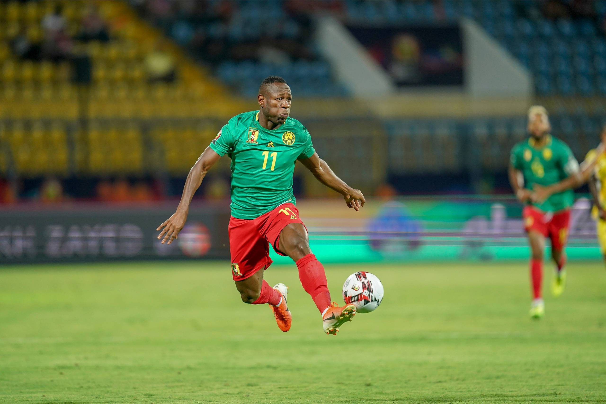  Christian Bassogog nåede at spille 30 superligakampe og score fire ligamål for AaB, inden han fik sit store gennembrud under Africa Cup of Nations. Foto: Ulrik Pedersen 