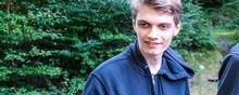 Den 17-årige Thomas Mygind fra Skanderborg har gjort det igen: Han har sikret sig en plads på podiet som vinder af den landsdækkende matematikkonkurrence Georg Mohr. Foto: Aarhus Tech