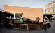 På Cosmosskloen i Esbjerg går eleverne kun i skole fem timer om dagen. Foto: Astrid Dalum