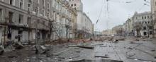Kharkiv er blevet hårdt ramt af russisk bombardement over flere dage. Foto: Sergey BOBOK / AFP