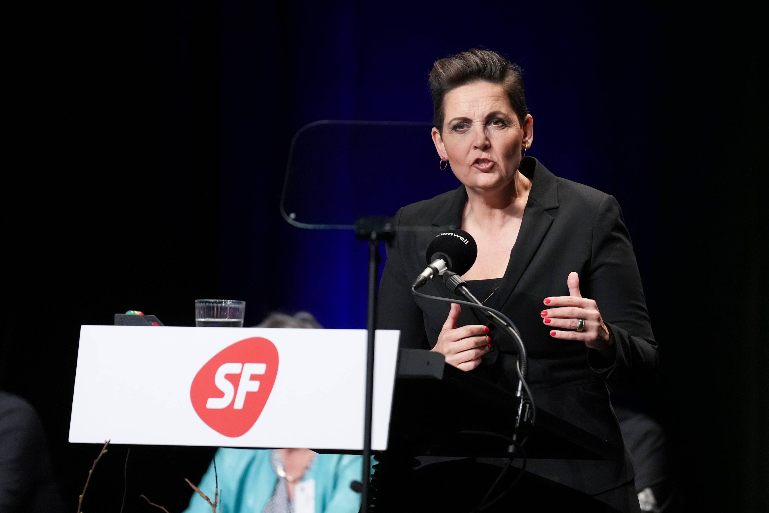 SF ændrede på sit landsmøde partiets engelske navn fra Socialist People's Party til Green Left for at fjerne ordet "socialist" og lægge afstand til partikammeraterne i Rusland og Kina, men fortsætter med at bruge ordet på dansk, da det her tilsyneladende ikke er så ilde set som i resten af verden. "Dum og dummere" på steroider, mener Søren Søby Jørgensen. Arkivfoto: Claus Fisker 