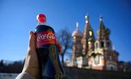 Coco-Cola er blandt de mange vestlige virksomheder, der har valgt at trække sig helt ud af Rusland efter den russiske invasion i Ukraine. Også danske virksomheder har trukket sig eller forsøger at finde ud af, hvad de skal foretage sig. Foto: Ritzau Scanpix