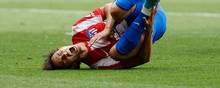 Atletico Madrids João Félix pådrog sig en skade i søndagens kamp i La Liga mod Espanyol. Foto: Juan Medina/Reuters