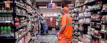 Forbrugerpriserne på fødevarer i danske supermarkeder er steget med 16,7 pct. på et år.
Arkivfoto: Annika Byrde