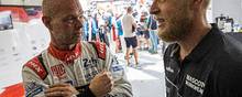 Jan Magnussen og sønnen Kevin ved Le Mans i 2021. Arkivfoto: Jan Sommer