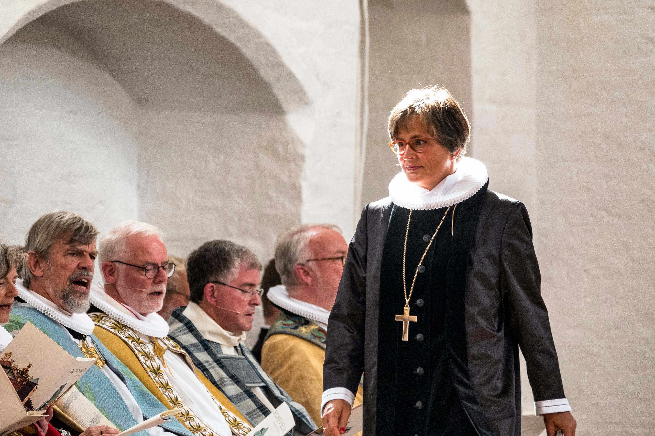 Jyllands-Posten kritiserede på lederspalten biskop Marianne Gaarden og flere af hendes kolleger for upassende at blande sig i politik, men JP's tilgang til biskopperne ligner kampagnejournalistik og udstiller blot avisens egen hykleri og manglende presseetik, mener Birte Bune Smith.  Arkivfoto: Per Rasmussen  