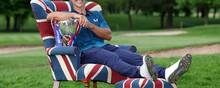 Golf - European Tour - British Masters - The Belfry, Sutton Coldfield, Britain - May 8, 2022 Denmark's Thorbjorn Olesen celebrates with the trophy after winning the British Masters Action Images via Reuters/Paul Childs