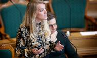 Nye Borgerliges partileder Pernille Vermund kommer ikke til at deltage i den fortrolige orientering. Foto: Jens Dresling