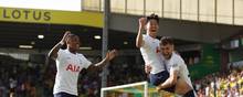 Tottenham-spillerne kunne juble mange, mange gange. FOto:  Action Images via Reuters/Paul Childs