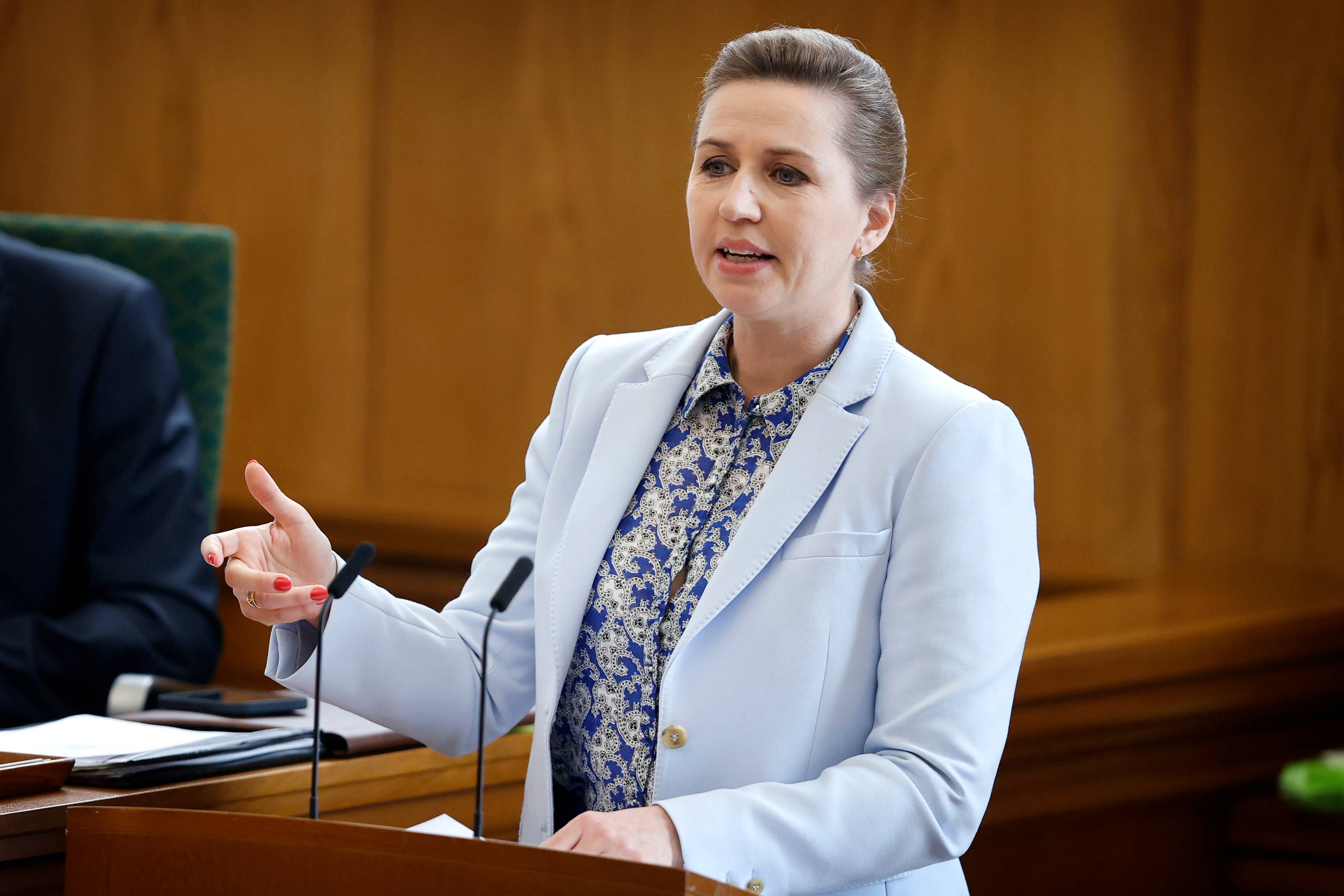 Folketingets afslutningsdebat afholdes madnag den 23. maj, og som altid indledte statsministeren med en tale. Foto: Jens Dresling 