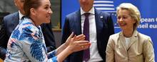 Statsminister Mette Frederiksen lagde ud med at sende EU-skeptiske signaler, da hun blev statsminister. Siden er retorikken ændret, og nu kan hun prale af at have fjernet et EU-forbehold. Foto: John Thys/AFP