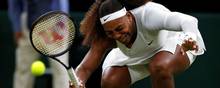 Da hun sidste år måtte trække sig fra sin kamp i første runde med en skade, kunne Serena Williams ikke holde tårerne tilbage. Foto: Adrian Dennis/Ritzau Scanpix