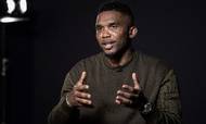 (FILES) In this file photo taken on October 24, 2019 former Cameroonian forward Samuel Eto'o poses during a photo session in Paris. - Ex-footballer Samuel Eto'o pleads guilty to tax fraud to avoid prison according to a Spanish court, AFP reports on June 20, 2022. (Photo by BERTRAND GUAY / AFP)